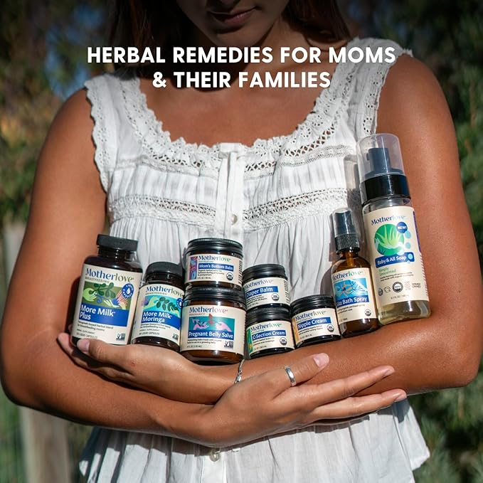 Motherlove Nipple Cream (2 oz) Organic Lanolin-Free Nipple Cream for Breastfeeding—Benefits Nursing & Pumping Moms