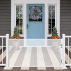 Retractable Baby Gate, Extra Wide Safety Kids or Pets Gate, 33” Tall, Extends to 71” Wide, Mesh Safety Dog Gate for Stairs, Indoor, Outdoor, Doorways, Hallways