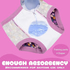 BIG ELEPHANT 10-Packs Training Underwear Absorbent Toddler Potty Trained Pants for Boys and Girls, 12 Months - 9 Years