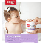 Playtex Baby Diaper Rash Cream, 15 oz. Jar, Dermatologist Tested 40% Zinc Oxide Diaper Cream, Fragrance Free, Hypoallergenic, Free of Dye, Parabens and Phthalates