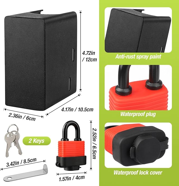 Faucet Lock Guard - Child Proof & Pet Proof Spigot Cover for Kitchen & Bathroom, Universal Anti-Touch Faucet Safety Protector for Kids Toddlers Babies | Double Check Sizes for faucets (Small)