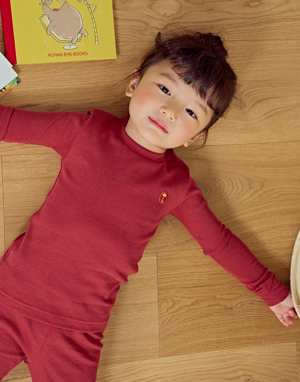 moimoln Pajamas Set 6M-5Y Solid Ribbed Unisex Baby & Toddler, Soft Viscose, Snug-Fit, Everyday Sleepwear