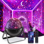 One Fire Star Projector Night Light for Kids Room, Bluetooth Speaker+Remote, 48 Lighting Cool Star Light Projector, Kids Room Decor, Christmas Gifts