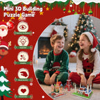 Advent Calendar 2025 Kids 3D World Architecture Puzzle, 24 Days Christmas Advent Calendar, 24 Mini 3D Puzzles, World Architecture Puzzle Gift, Suitable for Boys, Girls, and Geography Lovers