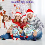 M SANMERSEN Kids Toys Jazz Drum Set - Upgraded Rock Drum Kit with Stool Musical Instruments Educational Birthday Christmas Toys Gifts for Toddlers Child Boys Girls Aged 3 4 5 6 7 8 Year Old