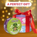 Cookie Box Crochet Kit for Beginners - Learn to Craft Amigurumi Stuffed Animals - Knitting Gift for Kids and Adults - Beginner-Friendly Yarn - Stitch-by-Stitch Video Tutorial - Turtle Hugo