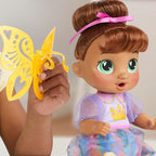 Baby Alive Fairy Fashions Sophia Sparkle Doll with Clothes Accessories, Brown Hair, 11 Inches, Toys for 3 Year Old Girls and Boys & Up (Amazon Exclusive)
