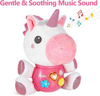 iPlay, iLearn Baby Unicorn Musical Toys, Newborn Girls Gift, Soft Unicorn Plush Stuffed Animal, Infant Light Music Time, 1st Birthday Shower Gift Stuffers for 0 1 2 3 6 9 12 18 Month 1-3 Yrs Toddlers