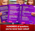 SUSSED Wacky ‘What Would You Do’ Card Game - Fun & Easy Travel Game for Girls, Boys & Tweens - Builds Kids’ Social Skills & Confidence - Purple Pack: Dragons, Space & Magic