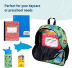 Wildkin 12-inch Kids Backpack – Padded, Adjustable, Ideal for Daycare & Travel - Wild Animals