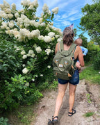 RUVALINO Diaper Bag Backpack - Multifunction Travel Back Pack Maternity Baby Changing Bags, Diaper Changing Totes, Large Capacity, Waterproof and Stylish, Baby Travel Essential, Army Green