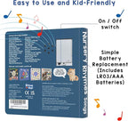 LEARNING BUGS Fun Favorite Nursery Rhymes – Sing Along with 28 Nursery Rhymes, Musical Books for Toddlers, 28-Button Music Book, Musical Toys for Toddlers 1-3