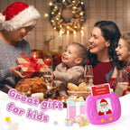 Toddlers Bilingual Spanish & English Talking Flash Cards with 288 Sight Words, Speech Therapy Toys for 1 2 3 4 5 6 Years Old Boys and Girls, Learning Educational Kids Gifts (Pink)