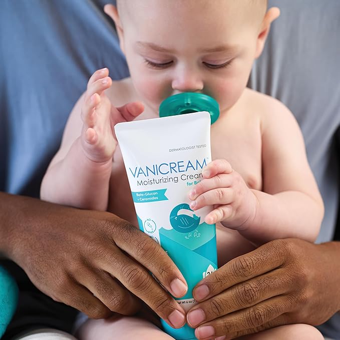 Vanicream Moisturizing Cream for Baby, 6 Oz, Gentle, Hydrating Baby Lotion with Beta-Glucan & Ceramides, Formulated without Common Irritants for Sensitive Skin, All Ages