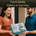 U-Shaped Pregnancy Pillow – 100% Cotton Cover, Full Body Maternity Support for Belly, Back and Legs – Bonus Eye Mask and Gift Box (Dark Grey)