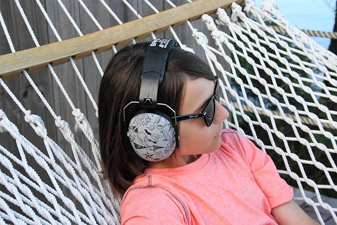 BANZ Kidz Earmuffs 2 Years & Older - Loud Noise Cancelling Kids Headphones & Toddler Ear Muffs, Size Adjustable