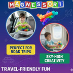 48PCS Magnetic Building Blocks – Montessori Inspired STEM Building Cubes for Kids – Educational Toys for Toddlers & Preschoolers Colorful Safe & Durable Magnet Cubes for Creative Learning