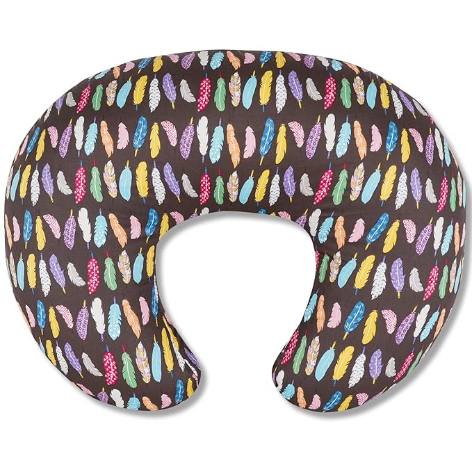 Nursing Pillow, Breastfeeding Pillow with Removable Cover, Ergonomic Breast Feeding Pillow, Baby Feeding Support Cushion for Mom Easier Breastfeeding- Original Size/Feather