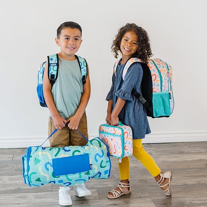 Wildkin 15-inch Kids Backpack – Durable, Padded, Adjustable for School & Travel - Confetti Peach