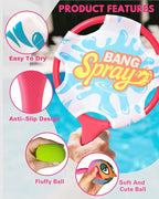 Water Paddle Toss Game with Floating Octopus Ball, Fun Pool Toys Set, Beach Games for Family, and Pool Water Play Set for Friends