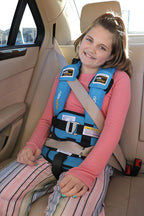 Extra Large Blue, Lightweight, Compact, Portable Car Seat - Perfect for Travel and Everyday Child Safety