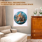 Jigfoxy Wooden Puzzles for Adults, Indian Temple Sanctua Wood Puzzles Adult, Unique Animal Shape Wooden Jigsaw Puzzles for Adults, Birthday Gifts for Puzzle Lovers, Family, Friend (S-8.5*8.5in-100pcs)