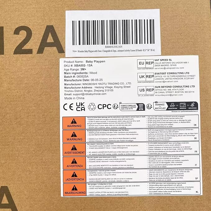 All-in-one Wood Baby Playpen with Door, Adjustable Wooden Play Fence with Dual-Sided Chalkboard, Whiteboard & Montessori Activity Toys, Expandable Activity Center Safe Playard for Babies 3M+