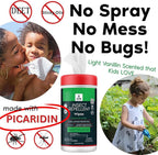 Picaridin Scented Insect Repellent Wipes; 80-ct Picaridin Infused Wipes, 12-hr Proven Protection. Perfect for Children.