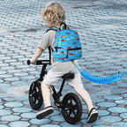 Accmor Toddler Backpack with Leash, Baby Backpacks with Anti Lost Wrist Link, Cute Mini Kids Backpack Leash Walking Harness for Travel, Small Excavator Backpack Tether for Boys Girls 1-3 (Light Blue)