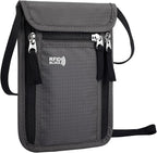 Travel Pouch Neck Wallet Family Passport Holder Organizer Case with RFID Blocking