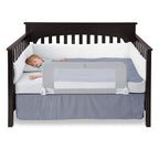 hiccapop Convertible Crib Bed Rail for Toddlers, Crib Rail Guard with Reinforced Anchor Safety