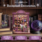 CUTEBEE Book Nook Kit - DIY Miniature House Dollhouse Kit for Adults and Teens, Booknook Tiny House Bookshelf Decor 3D Wooden Puzzle, Gifts for Family Friends (The Astrology Bookshop)