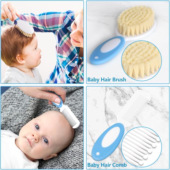 Baby Healthcare and Grooming Kit for Newborn Kids, 31PCS Upgraded Safety Baby Care Kit, Newborn Nursery Health Care Set, Baby Electric Nail Filer Kit, Infant Baby Care Products