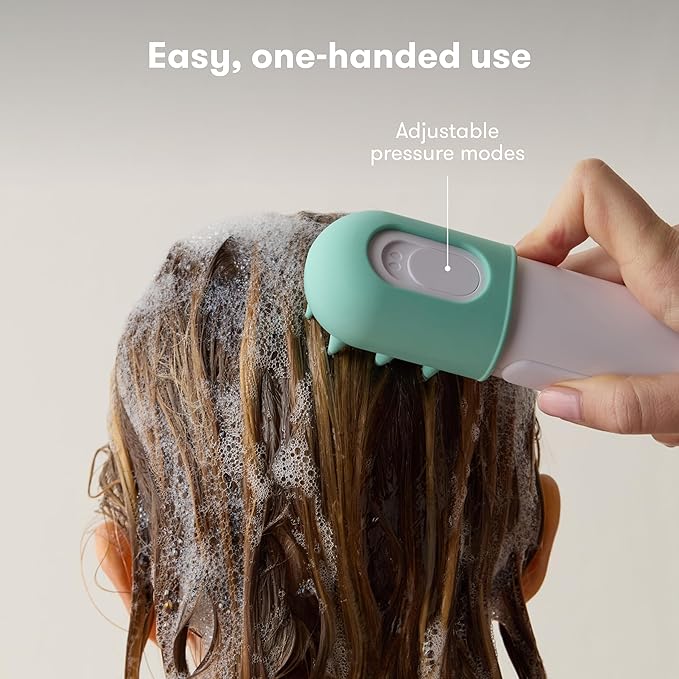 Frida Baby Control The Flow Bathtub Sprayer Attachment for Baby Bathtub, Shower Head with Scalp Massager, Control Waterflow with 2 Pressure Modes