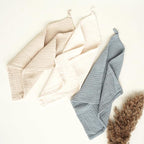 Konssy Baby Muslin Washcloths 7-Pack, 100% Cotton Baby Bath Washcloths, Soft & Absorbent Wash Cloths and Burp Cloths for Newborn Kids Girls & Boys, 11x11 inches