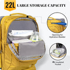 WIPHA Baby Backpack Carrier, Upgraded Carrying System Baby Hiking Backpack Carrier, Ergonomic Pro Hiking Baby Carrier Backpack with Safety Seat, Lightweight Large Capacity Toddler Carrier