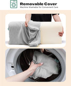 Bed Rail Bumpers Protector, Hospital Bed Rails Padding, Loft Beds and Bunk Beds Bumpers Protector, Premium Soft Memory Foam - Anti-Bump | Fall Prevention, Size 27.6 x 5.5 x 11.8 Inches, Gray