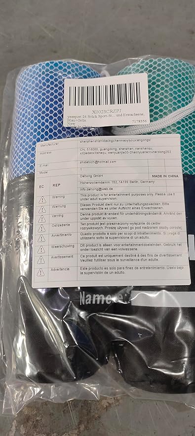 yeesport 24 Pcs Sport Stacking Cups, Sport Training Game for Challenge Competition, Plastic Stacking Cups, Classic Family Game for Kids and Adults, Blue+Green