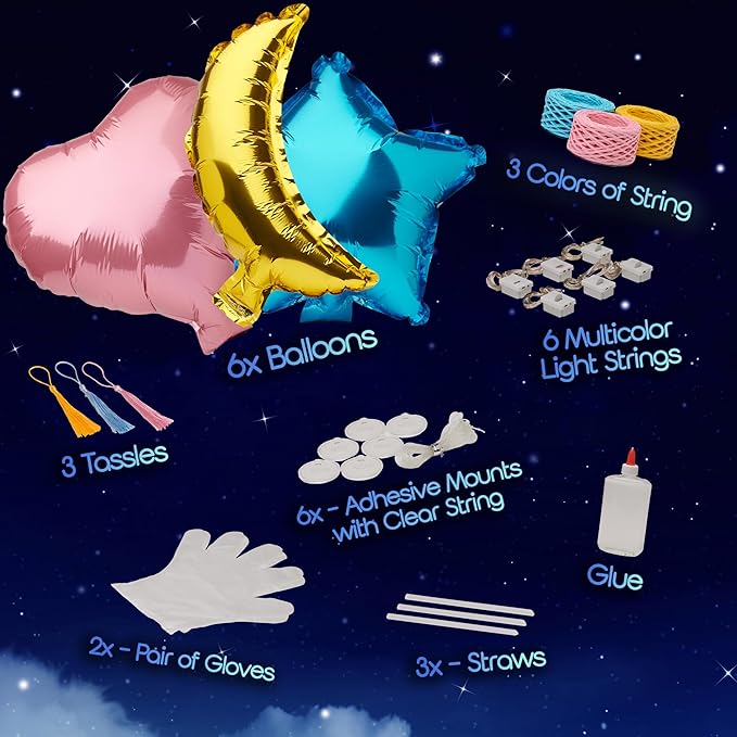 Going Creative 3D String Art Kit for Kids Ages 6-12 – Light-Up DIY Craft Kit with LED Lights, Tassels & Wall Mount – Fun Arts & Crafts Gift for Girls & Boys, STEM Toy, Screen-Free Activity