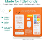 Binibi Spanish Books for Babies & Toddlers 1-3 The Beach Interactive Bilingual Sound Book with Fun Beach Sounds | Bilingual Children's Book | Spanish Learning for Kids