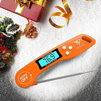 DOQAUS Digital Meat Thermometer, Instant Read Food Thermometers for Cooking, Kitchen Probe with Backlit & Reversible Display, Wide Temperature Range for Turkey, Grill, BBQ, Baking, Bread, Sourdough