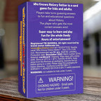 QUOKKA Who Knows Better? - History - Family Card Trivia Game | Fun Learning & Educational Questions for Families | Suitable for Boys & Girls