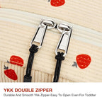 Corduroy Toddler Backpack for Girls 2-4: Kids backpack for Boys Girls - 12 inch Preschool Kindergarten Backpacks - Strawberry