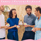 Keyboard Fidget Toy for Adults Keyboard Clicker with LED Light Fidget Stress Relief Sensory Toy