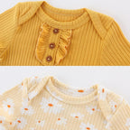 Newborn Baby Short Sleeve Bodysuit Cotton One-Piece Baby Clothes 5-Pack, 0-12 Months