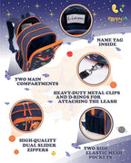 HappyVk- Backpack with Leash for Kids-Anti Lost Walking Toddler Leash-Dinosaur design-for 1-4 Years Old Boys, Girls