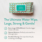 JOONYA Unscented Baby Wipes — Plant-Based, Fragrance-Free Bulk Diaper Wipes | Hypoallergenic, Non-Toxic & Biodegradable Wet Wipes for Sensitive Newborn Skin | 12 Packs of 80 Wipes (960 Total)