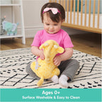 GUND Baby Safari Friends Giraffe Keywind Musical Plush, Plays Brahms’ Lullaby, Stuffed Animal Sensory Toy for Ages 10 Months and Up, Yellow, 9”