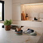 mushie Silicone Baby Bib | Adjustable Fit Waterproof Bibs (Silver Sage)