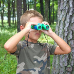 Original Compact 8x21 Kids Binoculars Set - High Resolution Real Optics - Shock Proof - Bird Watching - Presents for Kids - Children Gifts - Boys and Girls - Outdoor Play - Hunting - Camping